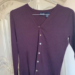 Hillard and Hanson shirt purple extra small
